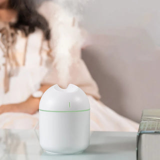 Mini ultrasonic humidifier white