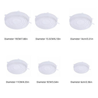 Transparent silicone universal kitchen bowl