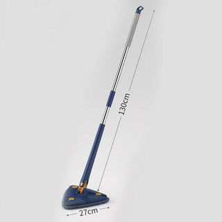 Telescopic triangular mop Self-winding