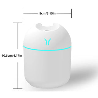 Mini humidificateur d'air à ultrasons blanc