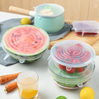 Transparent silicone universal kitchen bowl